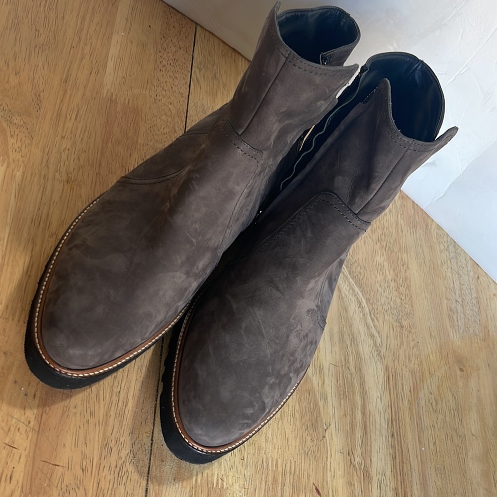 Paul Green Brown Leather Boots